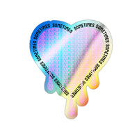 AM I OKAY? // Holographic Die-Cut Sticker