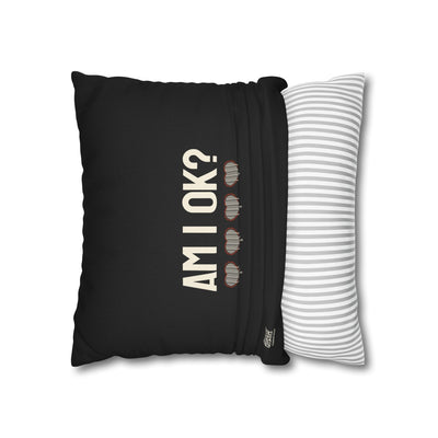 AM I OK? / SOMETIMES — Double-Sided Throw Pillowcase - Image 8