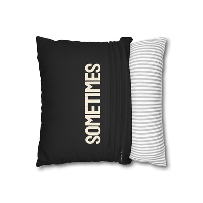 AM I OK? / SOMETIMES — Double-Sided Throw Pillowcase - Image 7