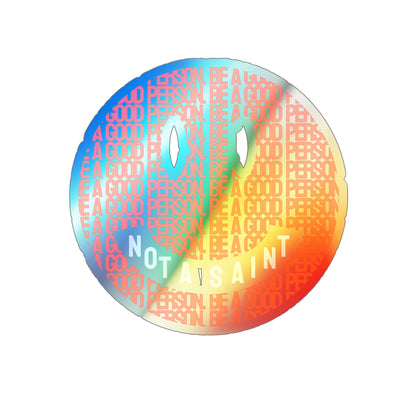 BE A GOOD PERSON // Holographic Die-Cut Sticker - Image 5