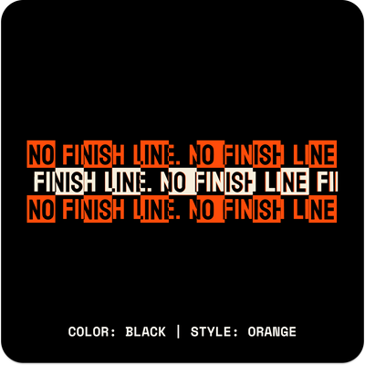NO FINISH LINE // Crop Tee // BO - Image 4
