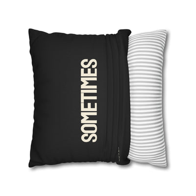 AM I OK? / SOMETIMES — Double-Sided Throw Pillowcase - Image 13