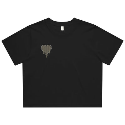 AM I OKAY? // Crop Tee // BK - Image 1