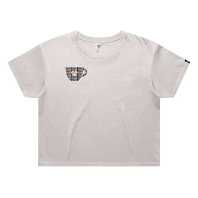 CAFFEINE & COPING // Crop Tee // WC - Image 1