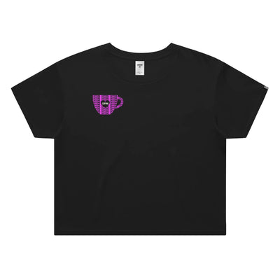 CAFFEINE & COPING // Crop Tee // BP - Image 1
