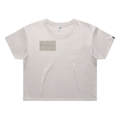 DISASSOCIATED // Crop Tee // WK - Image 1