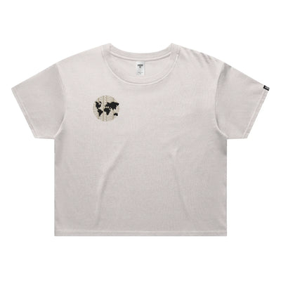 FIRST TIME ON EARTH // Crop Tee // WK - Image 1