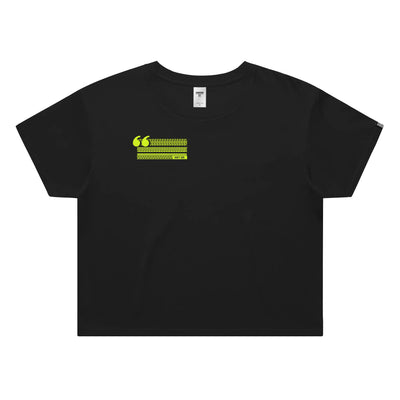 HOW ARE YOU? // Crop Tee // BG - Image 1