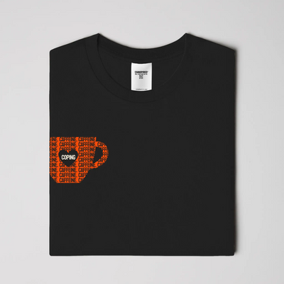 CAFFEINE & COPING // Standard Tee // BO - Image 5