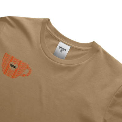 CAFFEINE & COPING // Standard Tee // KO - Image 4