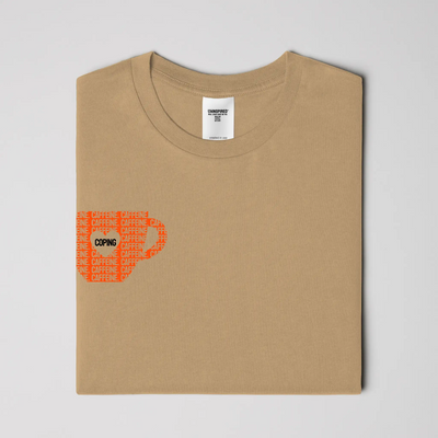 CAFFEINE & COPING // Standard Tee // KO - Image 5