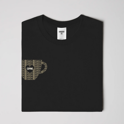CAFFEINE & COPING // Standard Tee // BK2 // NEEDS ATTENTION (Duplicate) - Image 5