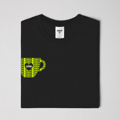 CAFFEINE & COPING // Standard Tee // BG - Image 5