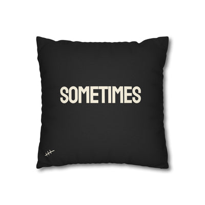AM I OK? / SOMETIMES — Double-Sided Throw Pillowcase - Image 6