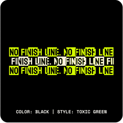 NO FINISH LINE // Crop Tee // BG - Image 4
