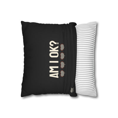 AM I OK? / SOMETIMES — Double-Sided Throw Pillowcase - Image 5