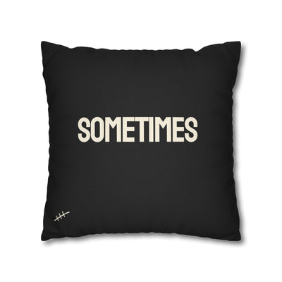 AM I OK? / SOMETIMES — Double-Sided Throw Pillowcase - Image 12