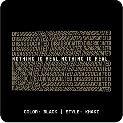 DISASSOCIATED // Crop Tee // BK - Image 4