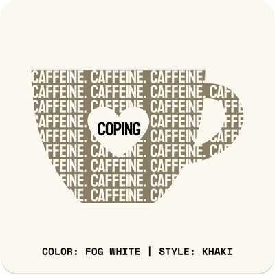 CAFFEINE & COPING // Standard Tee // WK - Image 7