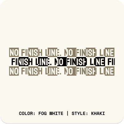 NO FINISH LINE // Crop Tee // WK - Image 4