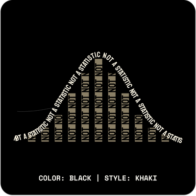 NOT A STATISTIC // Heavy Hoodie // BK - Image 4