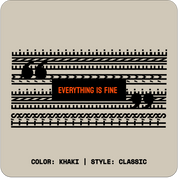 I'M FINE // Standard Tee // KC-T-Shirts-Uninspired