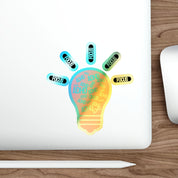 ADHD // Holographic Die-Cut Sticker