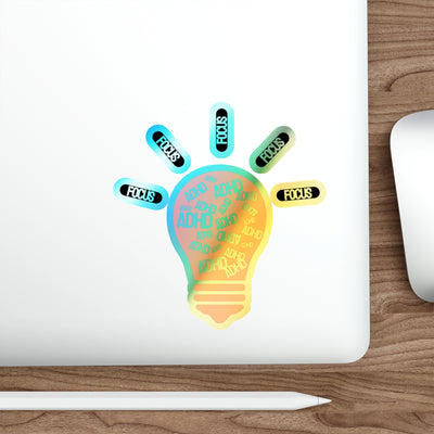 ADHD // Holographic Die-Cut Sticker - Image 16