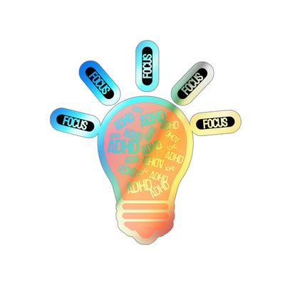ADHD // Holographic Die-Cut Sticker - Image 2