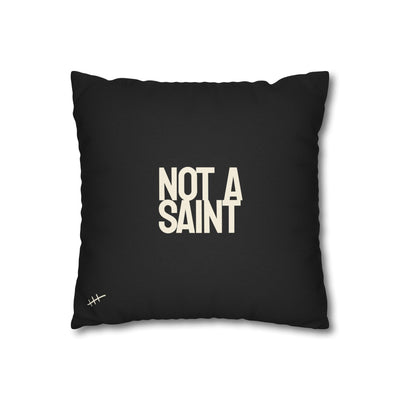 BE A GOOD PERSON / NOT A SAINT — Double-Sided Throw Pillowcase - Image 4