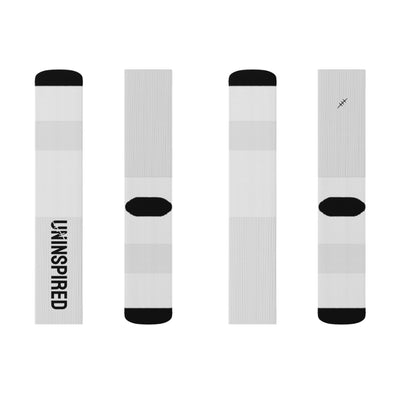 Sublimation Socks - Stylish Black and White Designs for Casual Wear, Uninspired Statement, Unique Gift, Fashion Accessories, Trendy [...] - Image 7