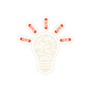 ADHD Transparent Die-Cut Vinyl Sticker