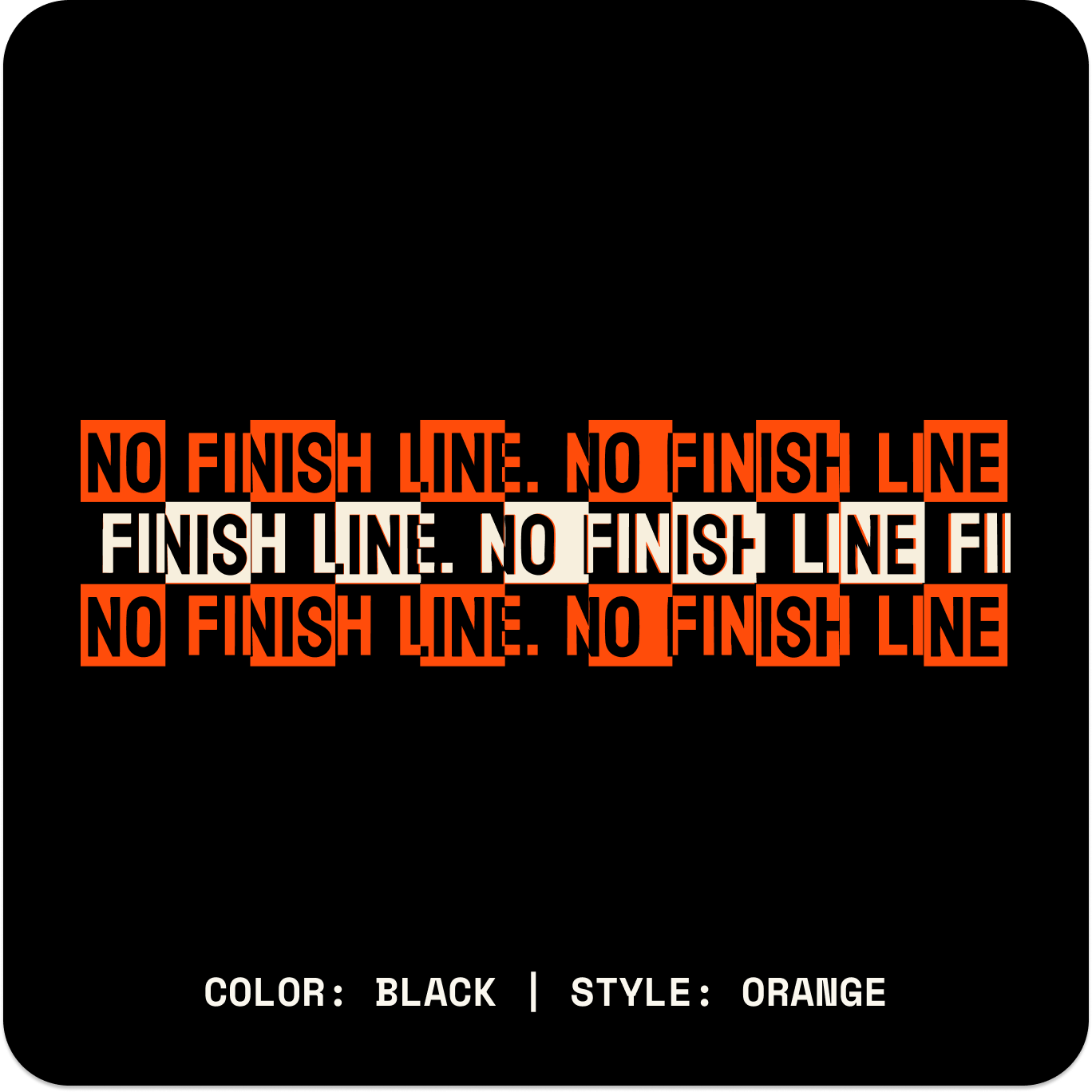 NO FINISH LINE // Standard LS // BO-Long Sleeves-Uninspired