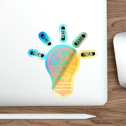 ADHD // Holographic Die-Cut Sticker