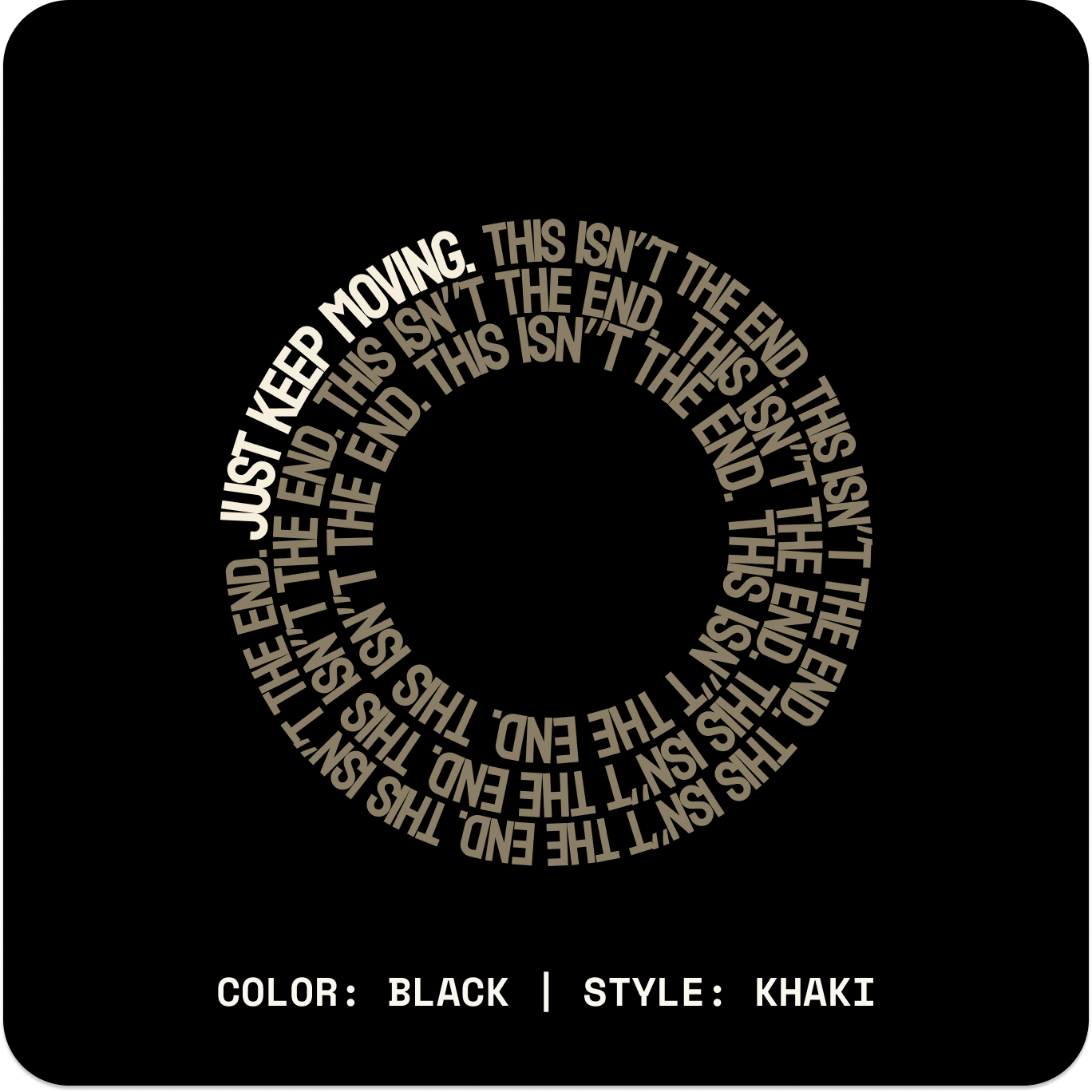 THIS ISN'T THE END // Standard LS // BK-Long Sleeves-Uninspired