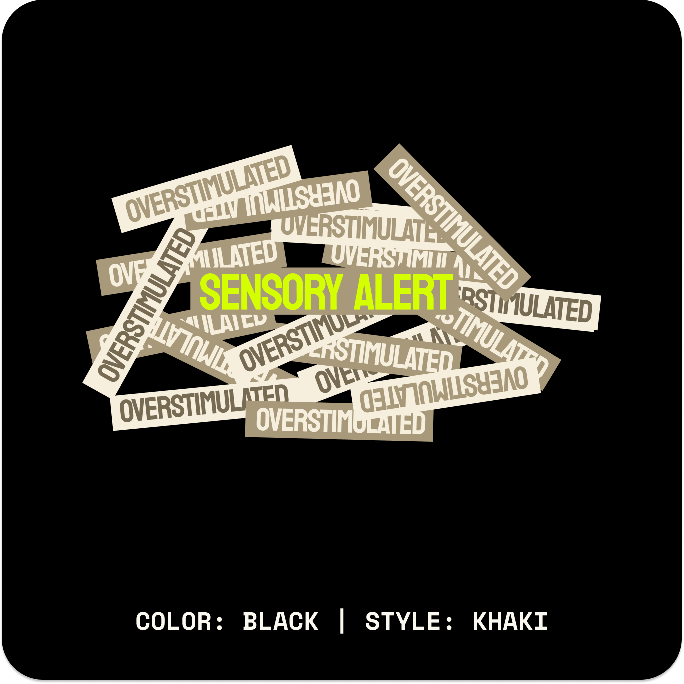 OVERSTIMULATED // Standard LS // BK-Long Sleeves-Uninspired