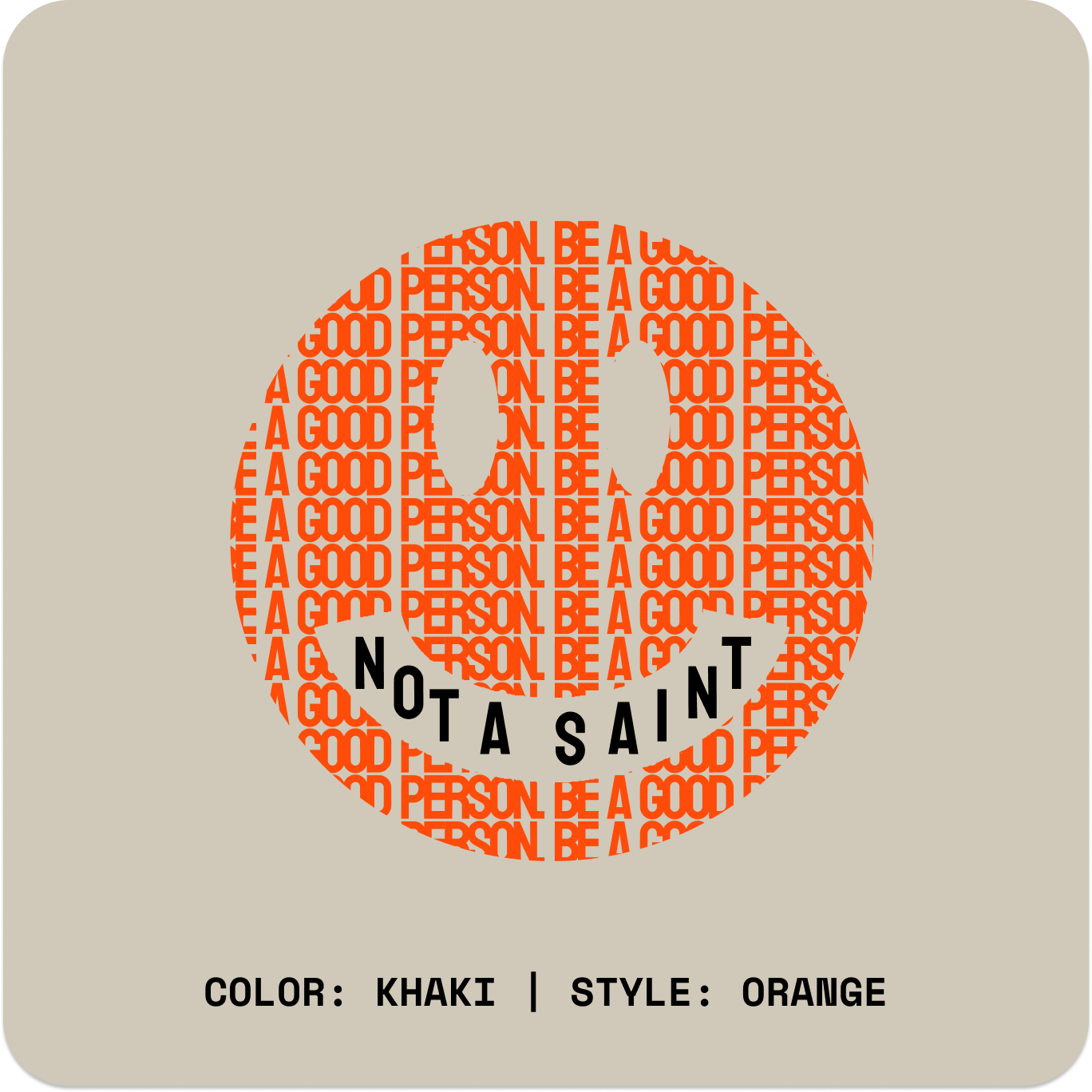 BE A GOOD PERSON // Standard Tee // KO-T-Shirts-Uninspired