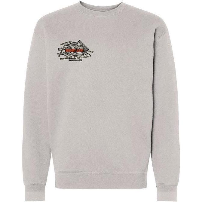 OVERSTIMULATED // Crew // WO-Crewnecks-Uninspired