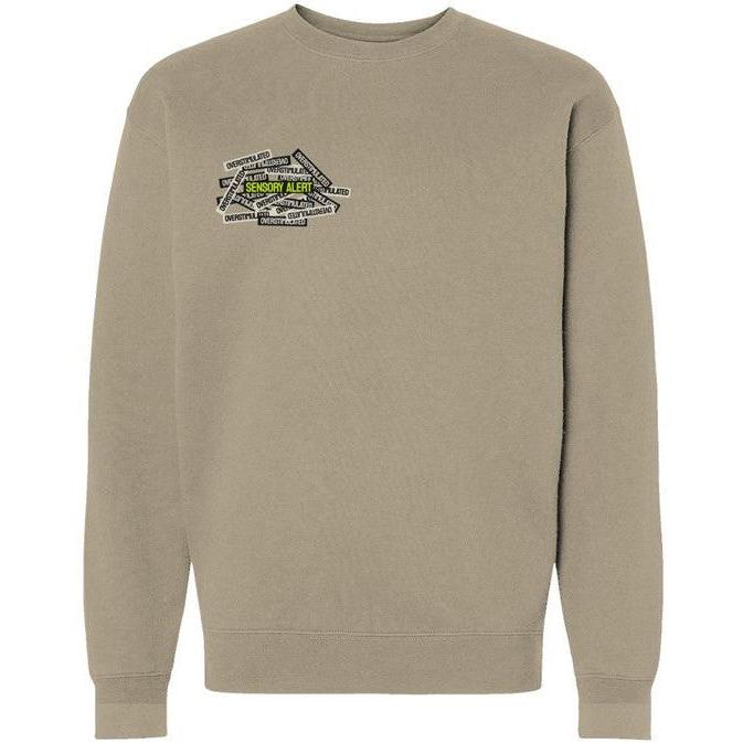 OVERSTIMULATED // Crew // KG-Crewnecks-Uninspired