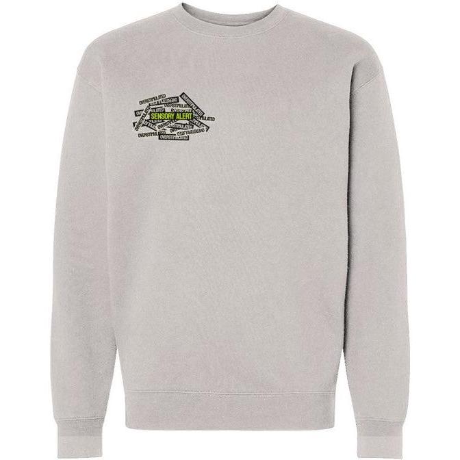 OVERSTIMULATED // Crew // WG-Crewnecks-Uninspired