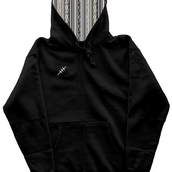 UNINSPIRED // Zip Hoody // BW-Hoodies-Uninspired
