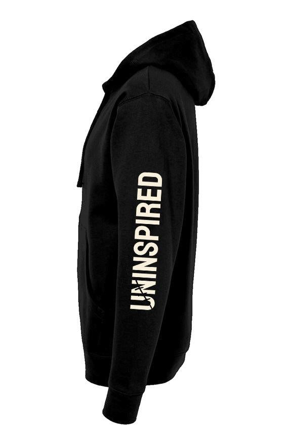 UNINSPIRED // Zip Hoody // BW-Hoodies-Uninspired