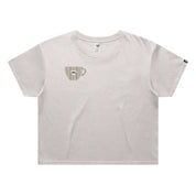 CAFFEINE & COPING // Crop Tee // WK-Crop Tees-Uninspired