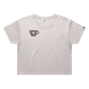 CAFFEINE & COPING // Crop Tee // WC-Crop Tees-Uninspired