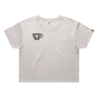CAFFEINE & COPING // Crop Tee // WC