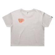 CAFFEINE & COPING // Crop Tee // WO-Crop Tees-Uninspired