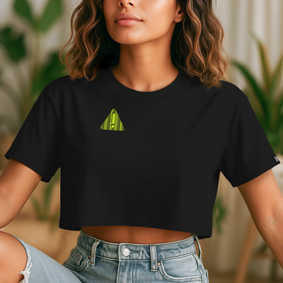 IDC // Crop Tee // B/TG - Image 3