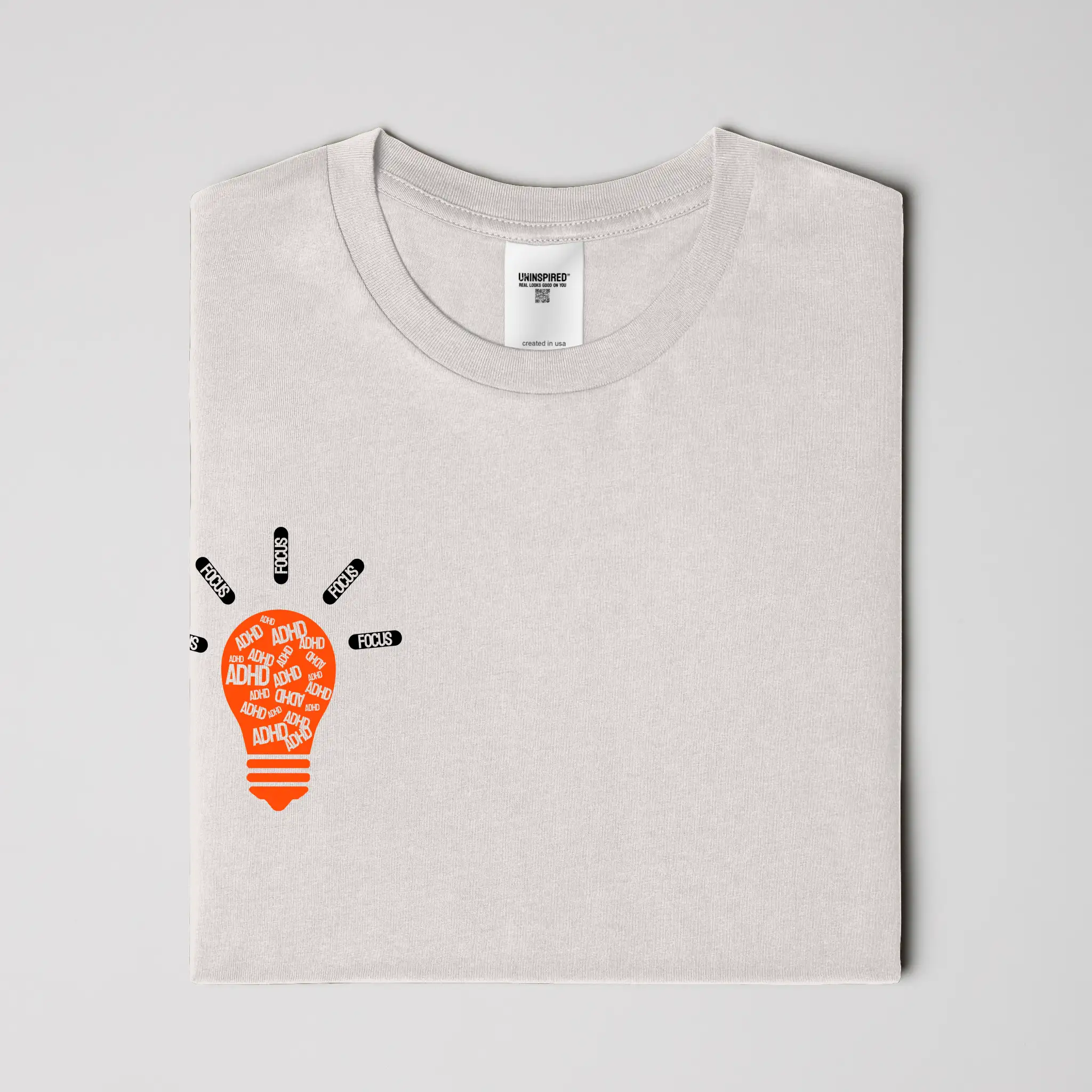 ADHD // Standard Tee // WO-T-Shirts-Uninspired