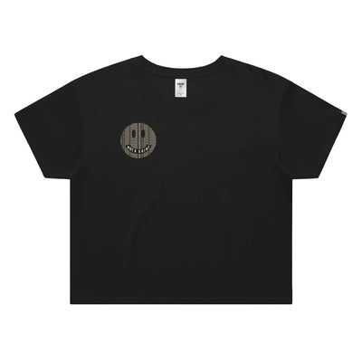 BE A GOOD PERSON // Crop Tee // BK - Image 1