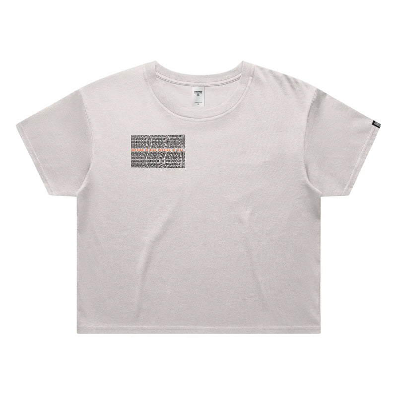 DISASSOCIATED // Crop Tee // WC-Crop Tees-Uninspired